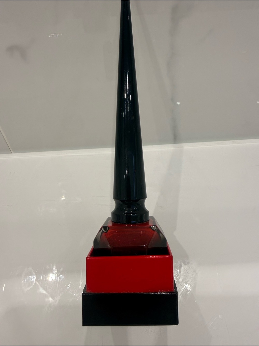 Christian Louboutin Red and Black Decorative Accent Vase - Picture 7 of 10